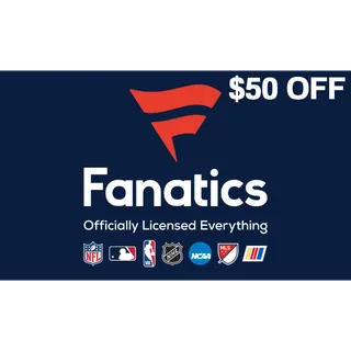 $50 off Fanatics Promo Code