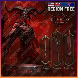 Diablo 4 Lord of Hatred Weapon Transmogs Trolli Edition