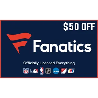 Fanatics $50 off Promotional Code