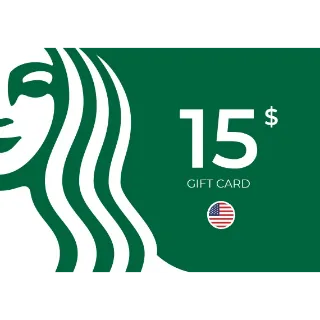 $15.00 USD Starbucks