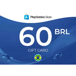 R$60.00 BRL PlayStation Store Brazil
