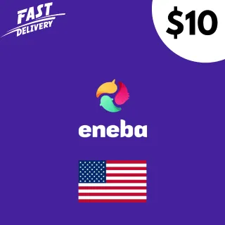 $10.00 ENEBA GIFT CARD 100% STOCKABLE