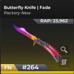 Butterfly Knife Fade (Factory New) | BloxStrike