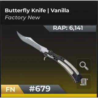 Butterfly Knife Vanilla (Factory New) | BloxStrike