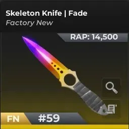 Skeleton Knife Fade (Factory New) | BloxStrike