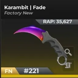 Karambit Fade (Factory New) | BloxStrike