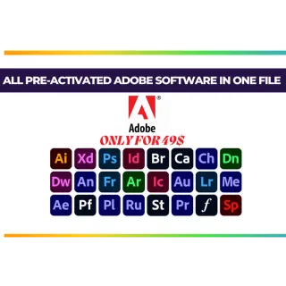 ALL PRE-ACTIVATED ADOBE SOFTWARE IN ONE FILE 2024/2025 