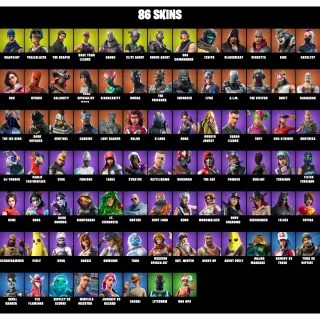 OG Fortnite AССОUNT - 86 Skins: Warpaint | Trailblazer | The Reaper | Havoc | Elite Agent | Rogue Agent | Sub Commander...