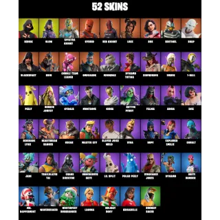 OG Fortnite AССОUNT - 52 Skins: IKONIK | Glow | Spectra Knight | Hybrid | Red Knight | Luxe | Rox | Sentinel | Snap...