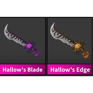 Hallow blade and edge