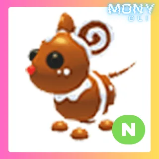 NEON GINGERBREAD MOUSE 