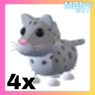 4X SNOW LEOPARD