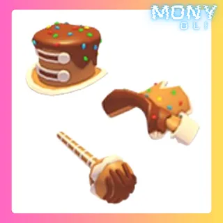 WAFFLE STAFF + WAFFLE TOP HAT + WAFFLE COAT