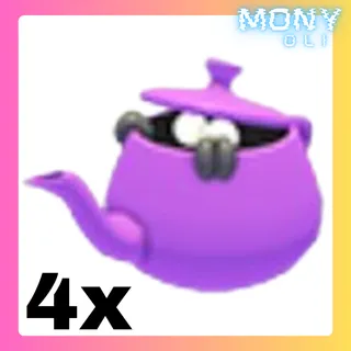 4X CLASSIC TEAPOT 