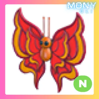 NEON VERMILION BUTTERFLY 