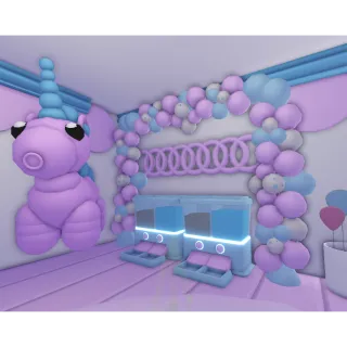 Tiny Preppy House Farm (Decorated Balloon Unicorn) AT ADOPT ME!