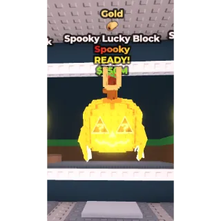 SPOOKY LUCKY BLOCK GOLD