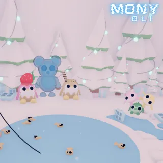 CHRISTMAS DECORATION ON ADOPT ME! IGLOO HOME!