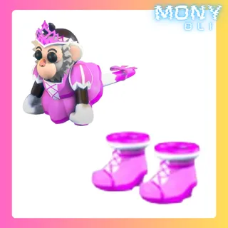 PRINCESS CAPUCHIN MONKEY + PRINCESS BOOTIES