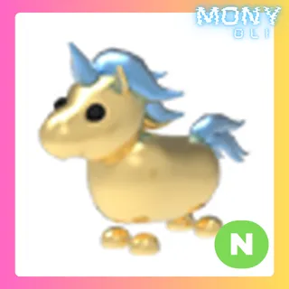 NEON GOLDEN UNICORN