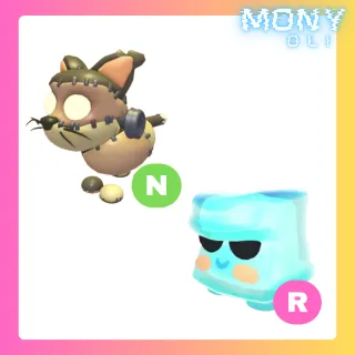 NEON FRANKENFELINE + R COLD CUBE