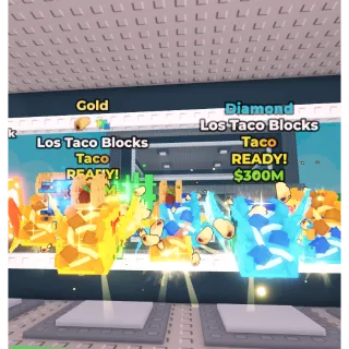 LOS TACO BLOCKS GOLD + LOS TACO BLOCKS DIAMOND