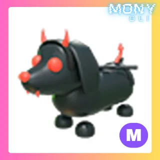 MEGA NEON HALLOWEEN EVIL DACHSHUND 