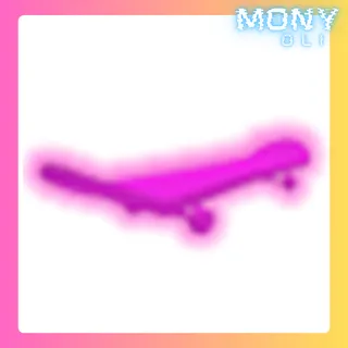 Neon Pink Skateboard