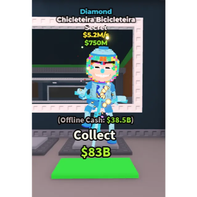 CHICLETEIRA BICICLETEIRA DIAMOND $5.2M/S - Steal a Brainrot Game Item ...