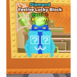 FESTIVE LUCKY BLOCK DIAMOND