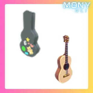 GUITAR CASE + CAMPER'S GUITAR