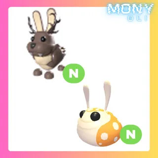 NEON WOLPERTINGER + NEON HOPBOP