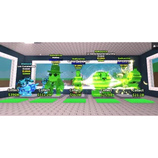 SQUALANANA RADIOACTIVE + URUBINI FLAMENGUINI RADIOACTIVE + MATTEO RADIOACTIVE + LOS CUCARACHAS DIAMOND