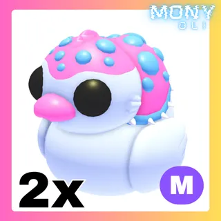 2X MEGA NEON GLYPTODON DUCKY