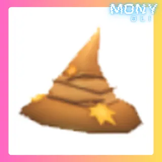 ECO BROWN EARTH-WIZARD HAT