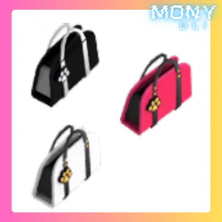 BLACK PURSE + RED PURSE + WHITE PURSE