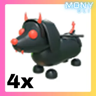 4X HALLOWEEN EVIL DACHSHUND 