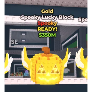SPOOKY LUCKY BLOCK GOLD
