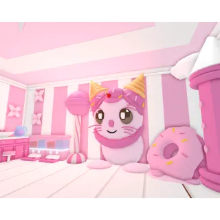 Tiny Preppy House Farm (Decorated Candy Hare) on Adoptme!