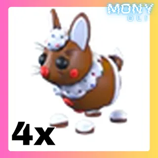 4X GINGERBREAD HARE 