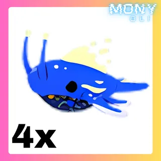 4X SPACE WHALE 