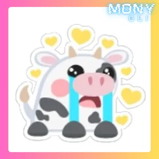 COW LOVES THIS STICKER