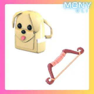 DOG BACKPACK + CURVED BOW