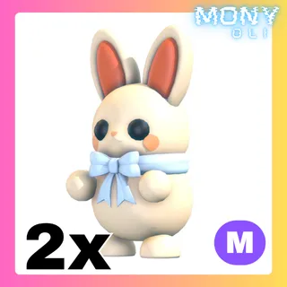 2X MEGA NEON WHITE CHOCCYBUNNY