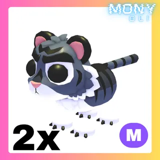 2X MEGA NEON BLACK TIGER