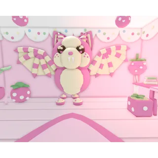 Tiny Preppy House Farm (Decorated Strawberry Shortcake Bat Dragon) ADOPT ME!