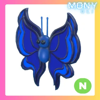 NEON BLUE BUTTERFLY 