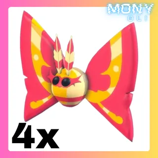 4X ROSY MAPLE MOTH 