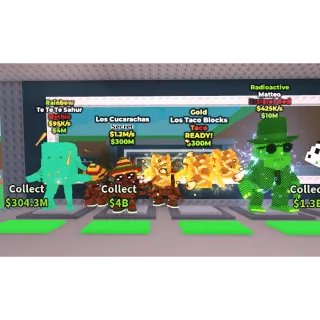 TE TE TE SAHUR RAINBOW + LOS CUCARACHAS + LOS TACO BLOCKS GOLD + MATTEO RADIOACTIVE