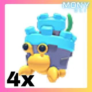 4X CASTLE HERMIT CRAB